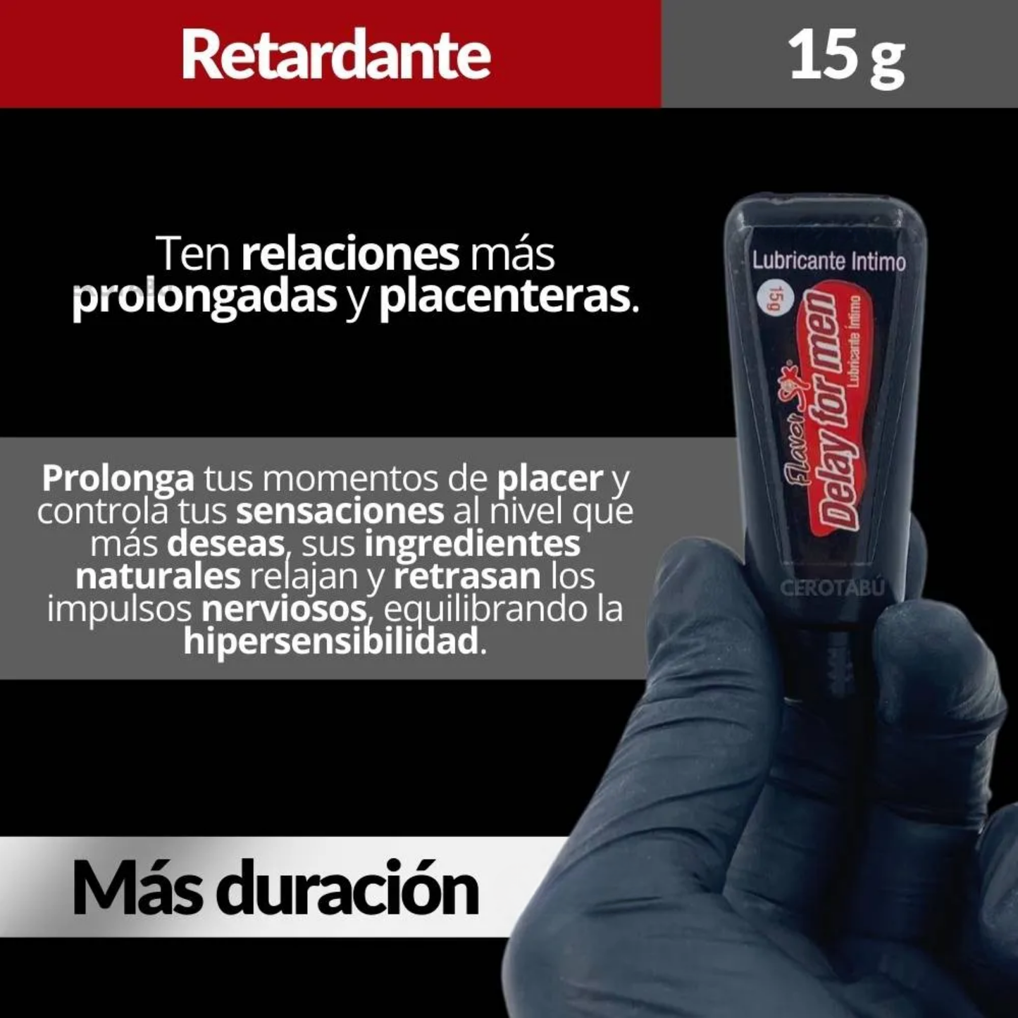 Retardante Íntimo Delay For Men Gel