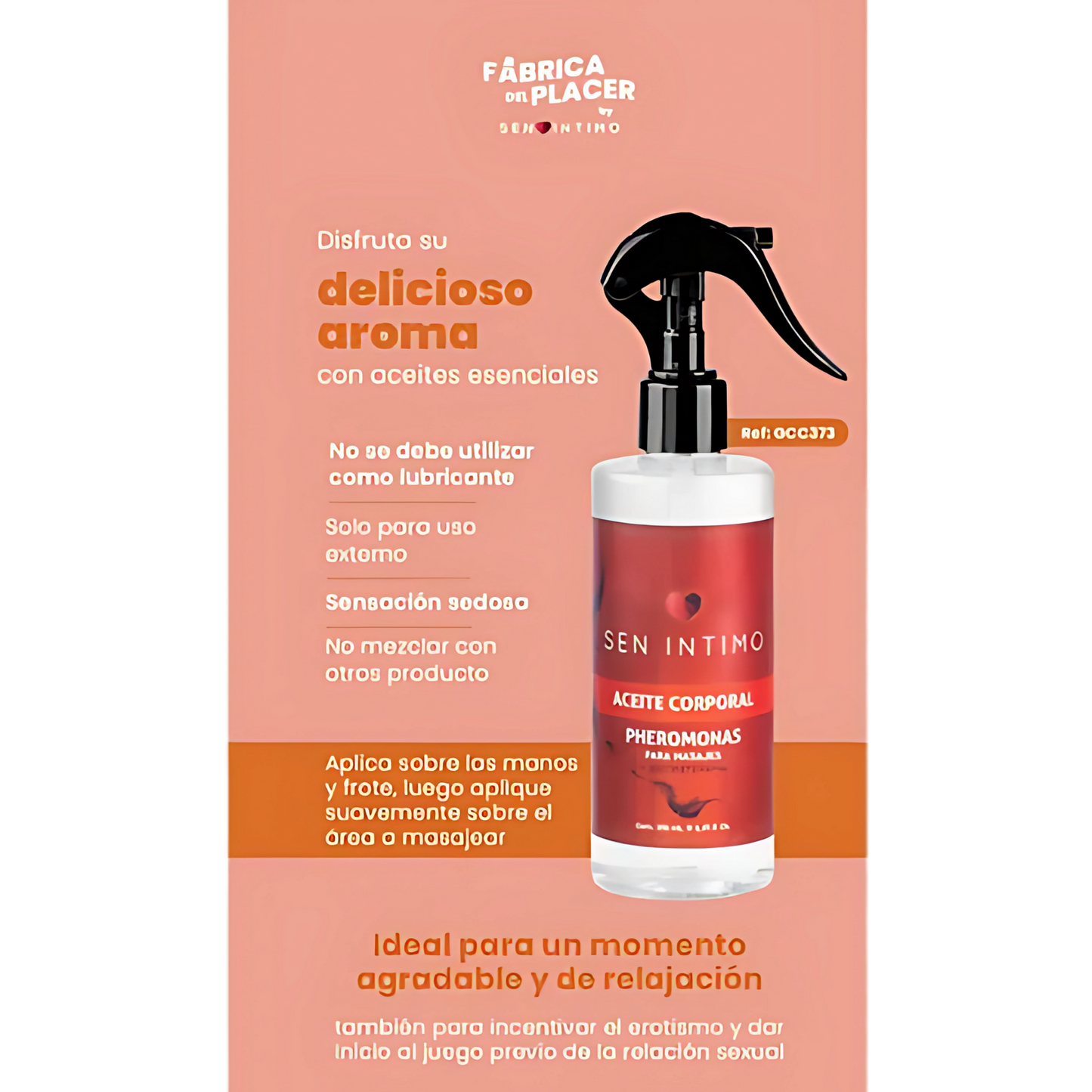 Aceite Corporal para Masajes con Pheromonas 250 ml