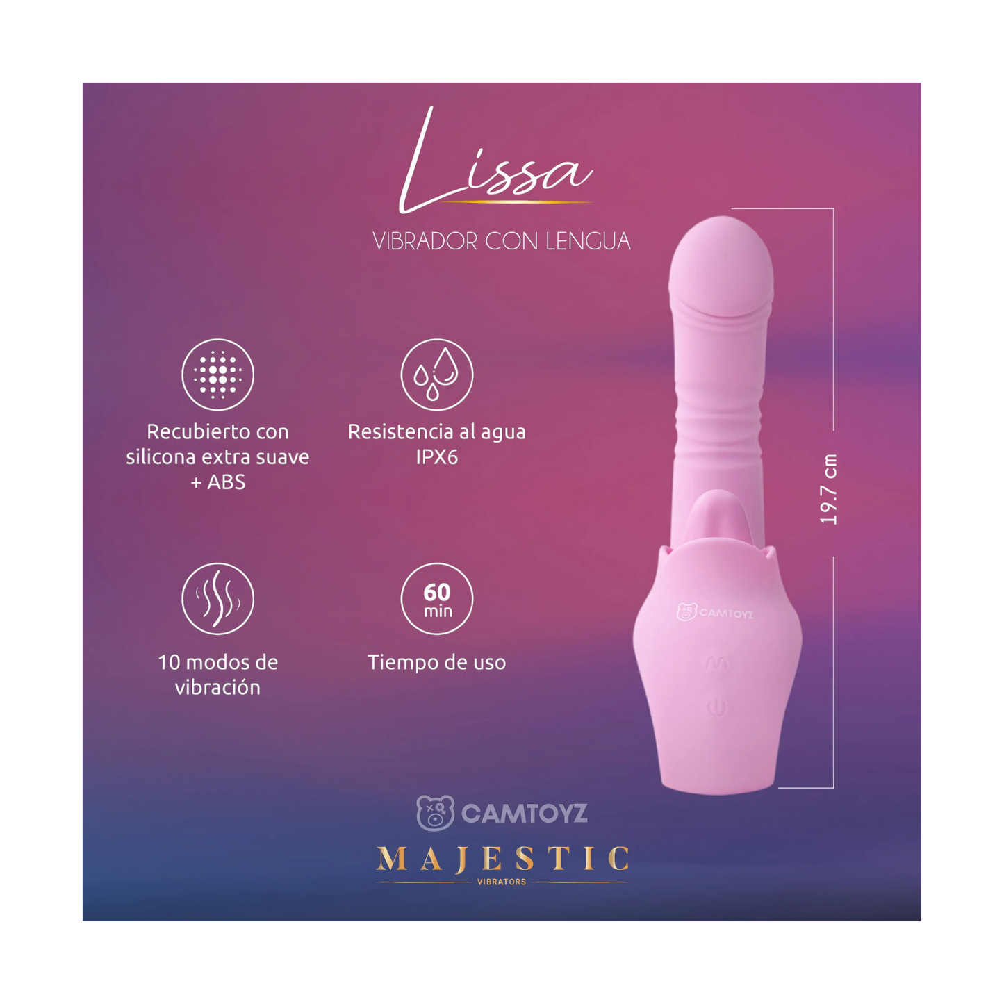 Vibrador Lissa Camtoyz