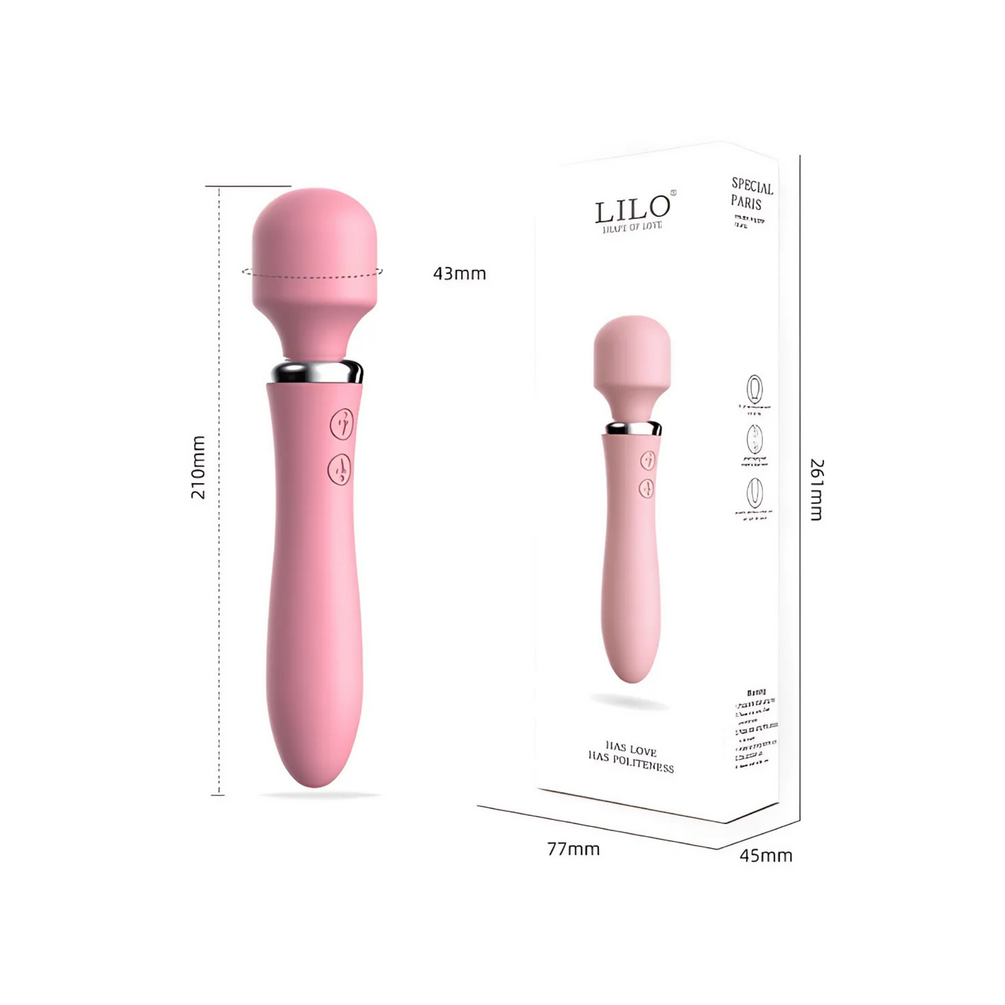 Vibrador Masajeador Wanachi Lilo USB