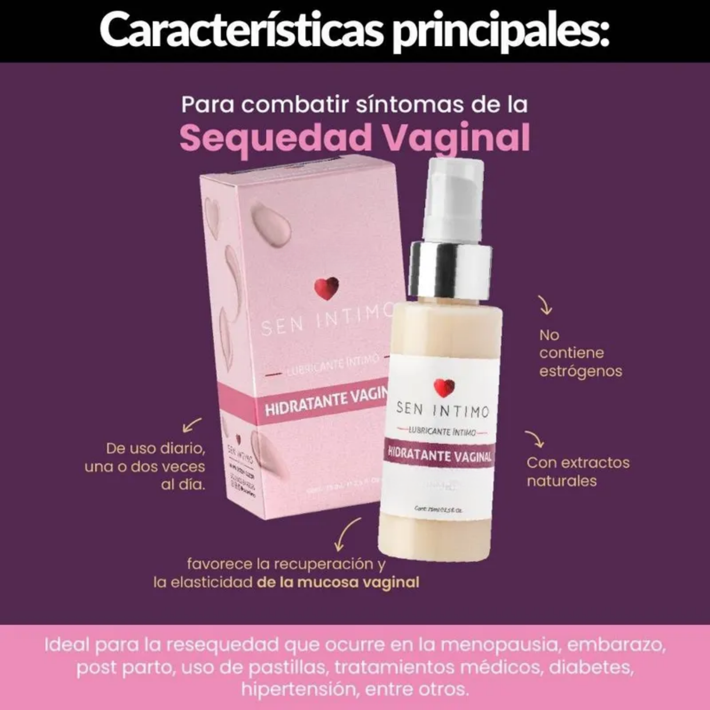 Hidratante Vaginal Sen Íntimo 75 ml