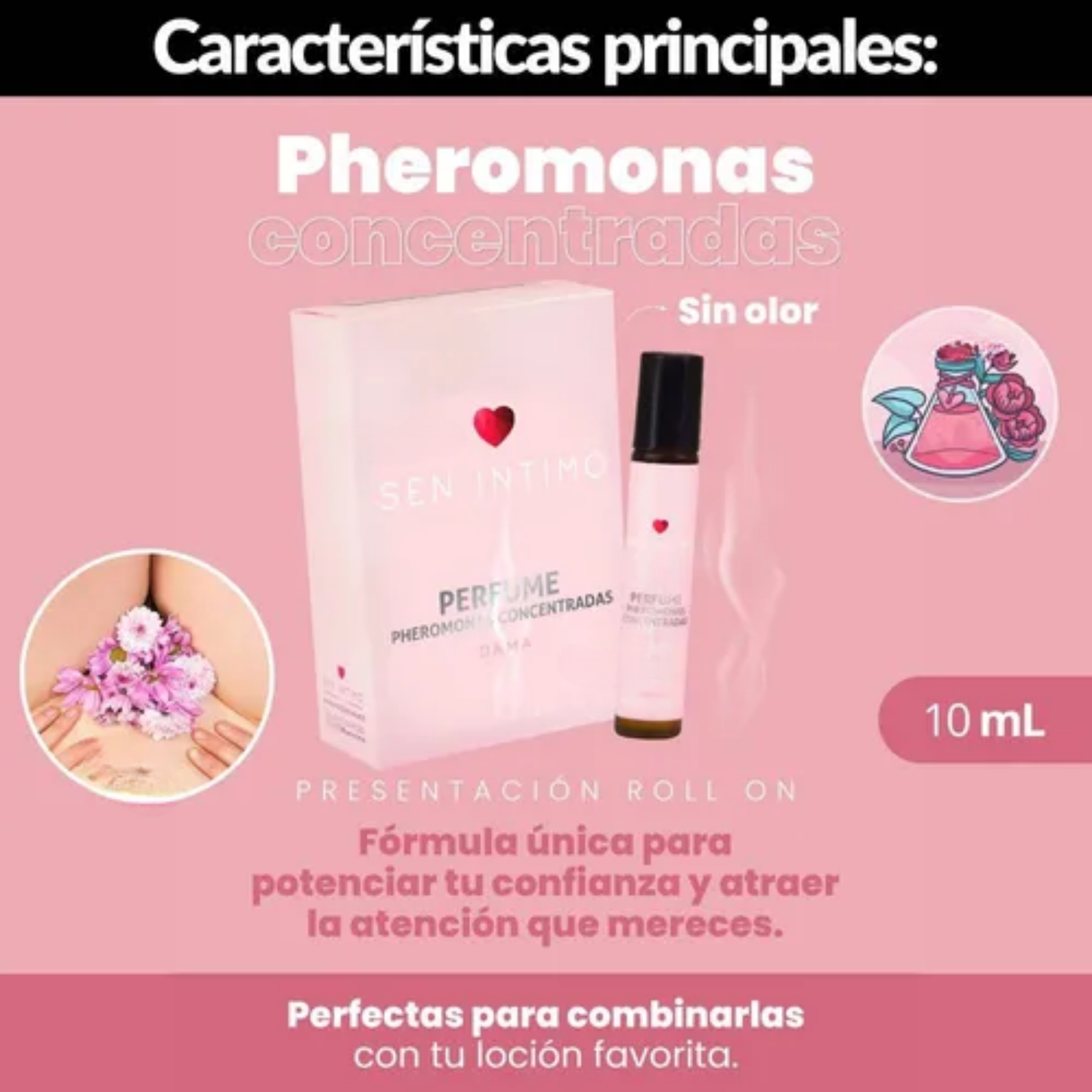 Pheromonas Concentradas Roll On 10 ml