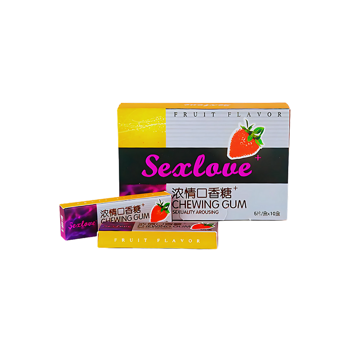 Chicle Estimulante Femenio Fresa