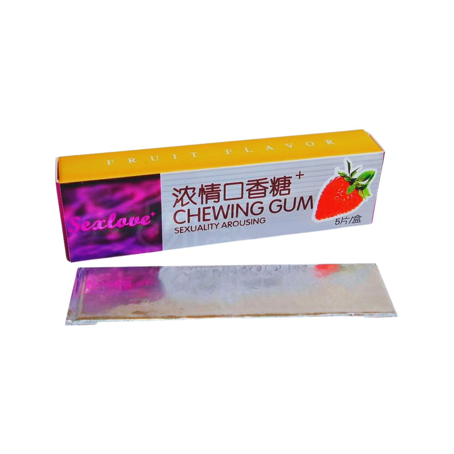 Chicle Estimulante Femenio Fresa