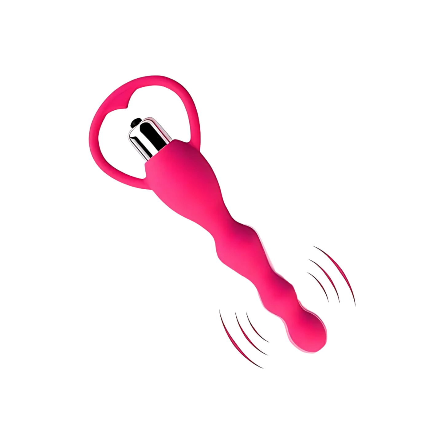 Vibrating Silicone Anal Beads