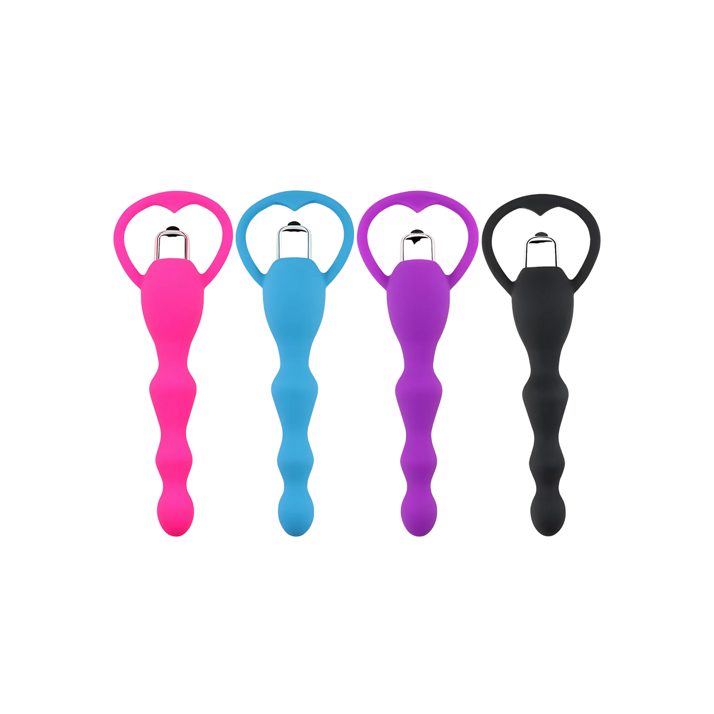 Vibrating Silicone Anal Beads