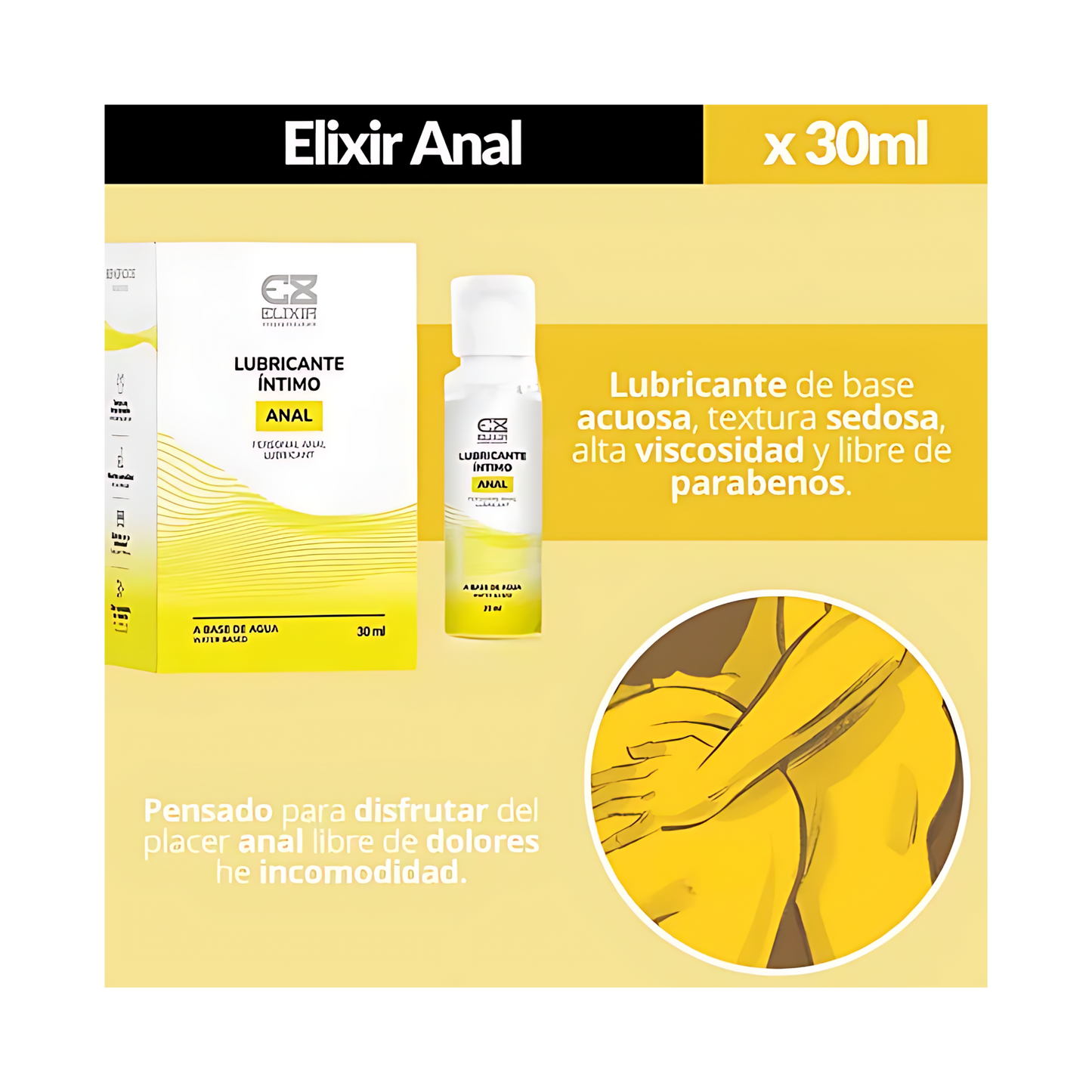 Lubricante Íntimo Anal – Elixir 30 ml