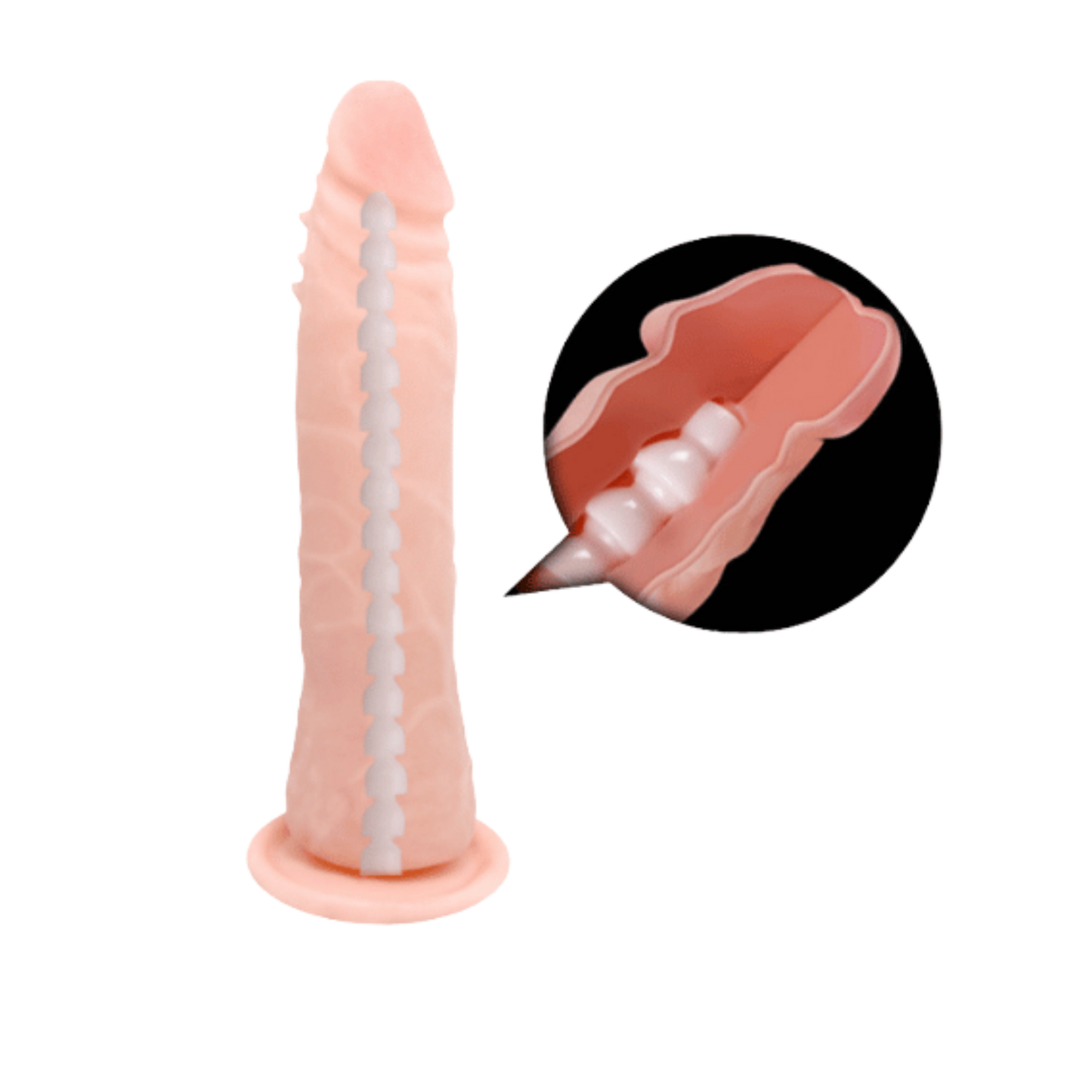 Dildo Vertebrado con Chupa