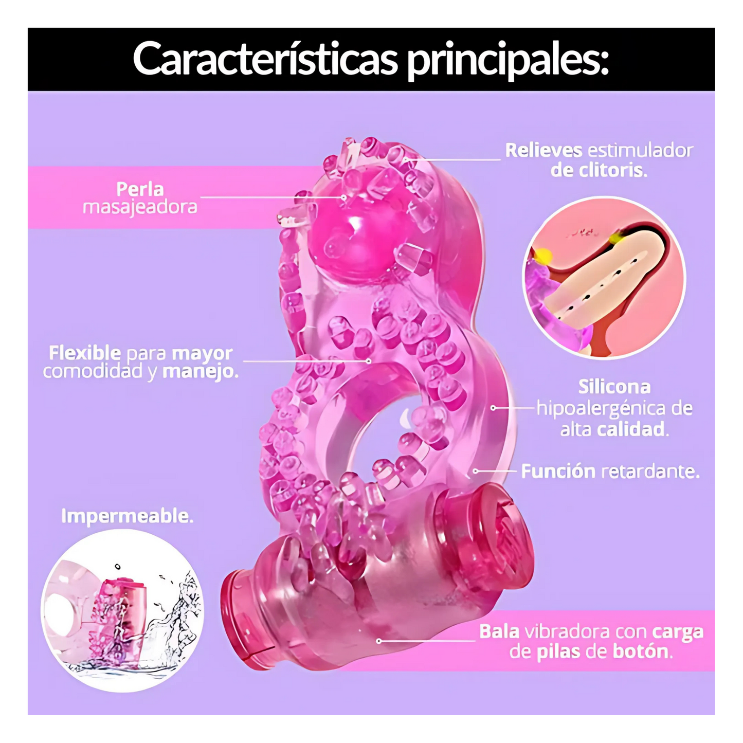 Anillo Vibrador Doble