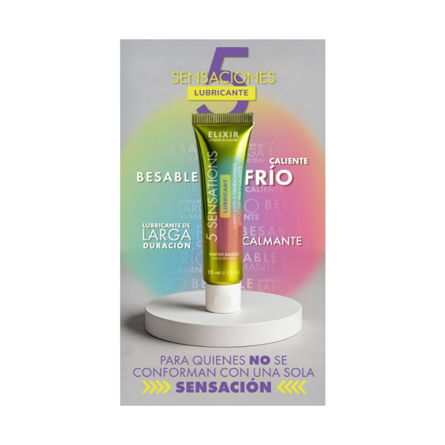 Lubricante Íntimo 5 Sensations – 15 ml