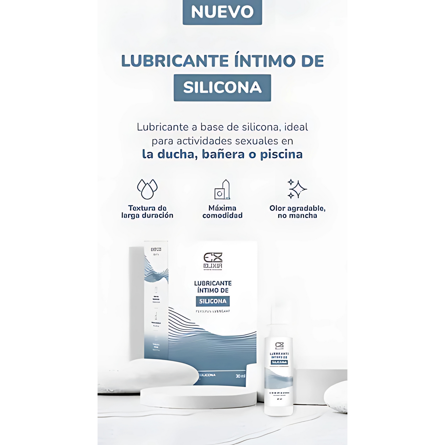 Lubricante Íntimo de Silicona Elixir 30 ml