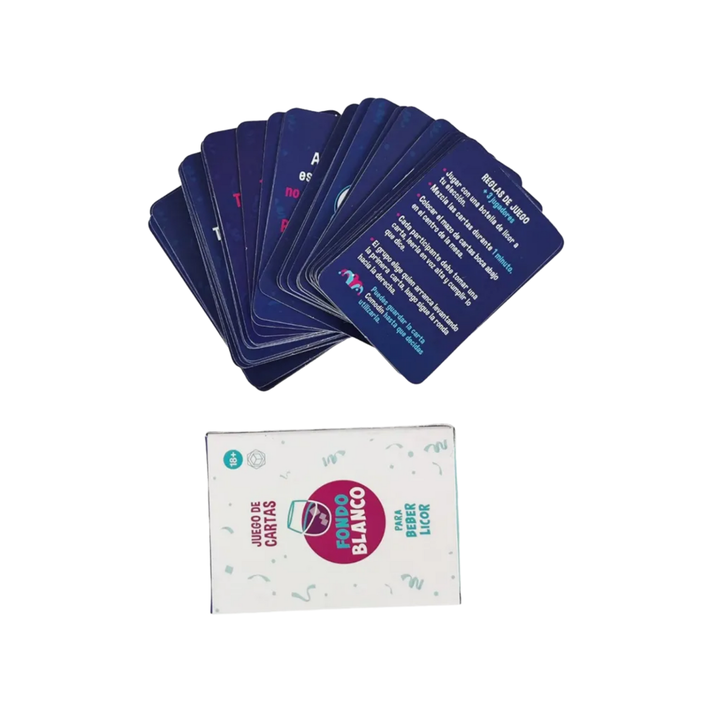 Juego de Cartas Fondo Blanco