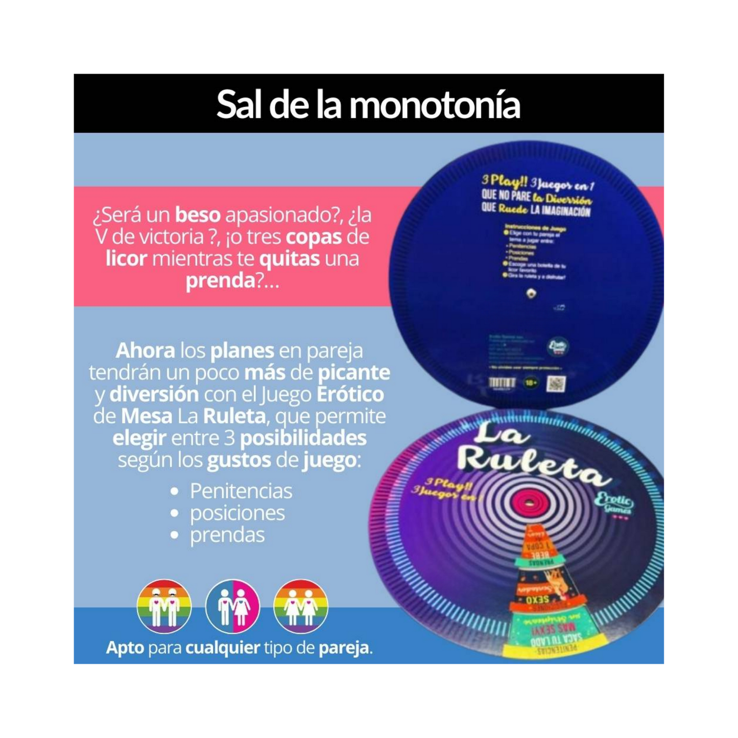 Juego Ruleta Erótica