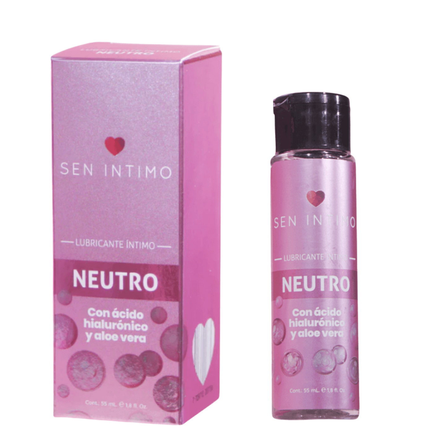 Lubricante Íntimo Neutro con Ácido Hialurónico y Aloe Vera 55 ml