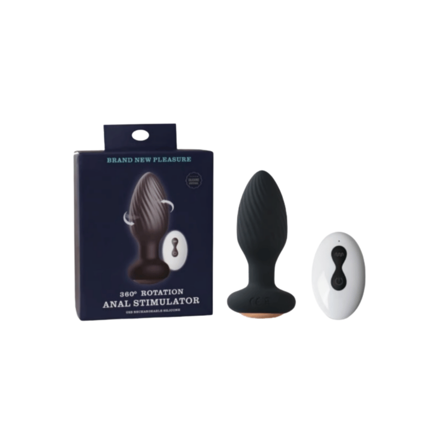 Vibrador Anal con Rotación