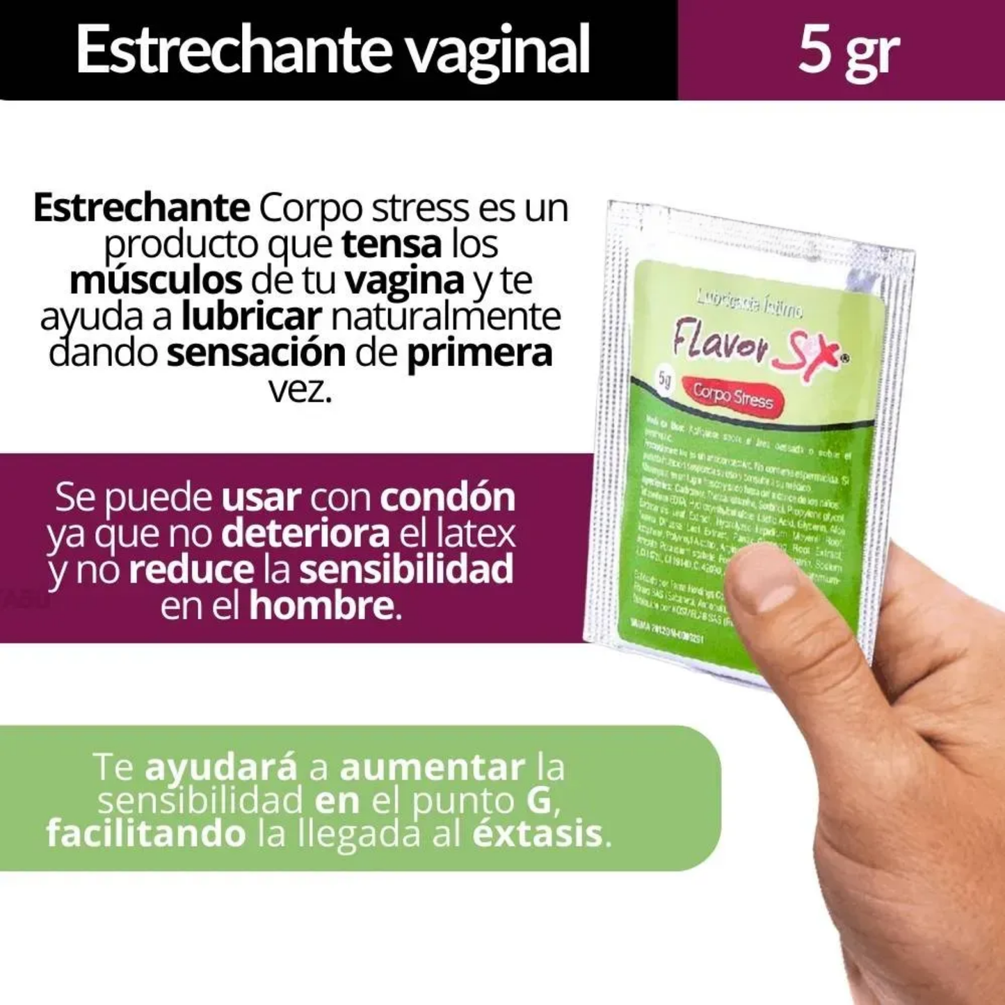 Gel Estrechante Íntimo Corpo Stress