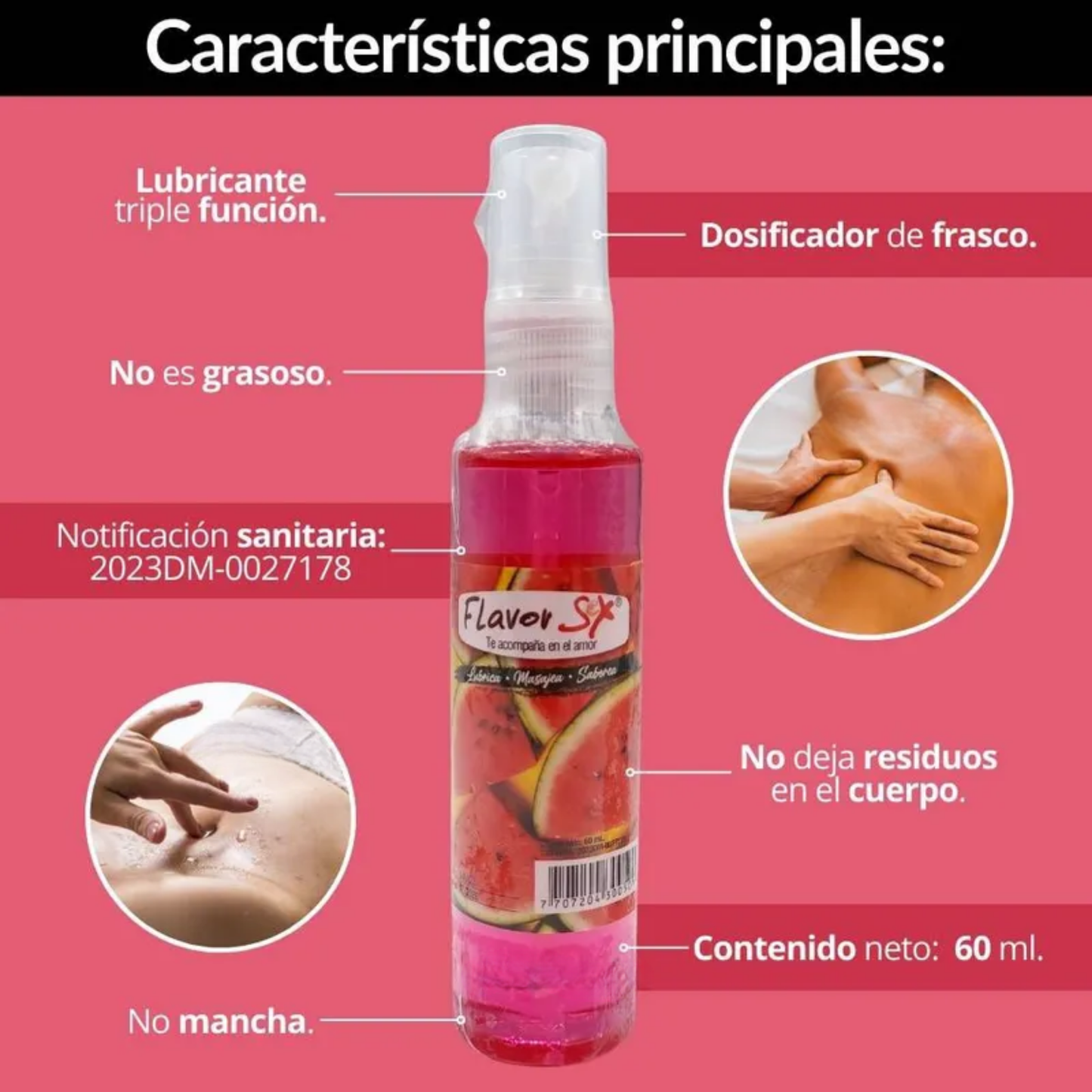 Lubricante Íntimo Trio Flavor 60 ml