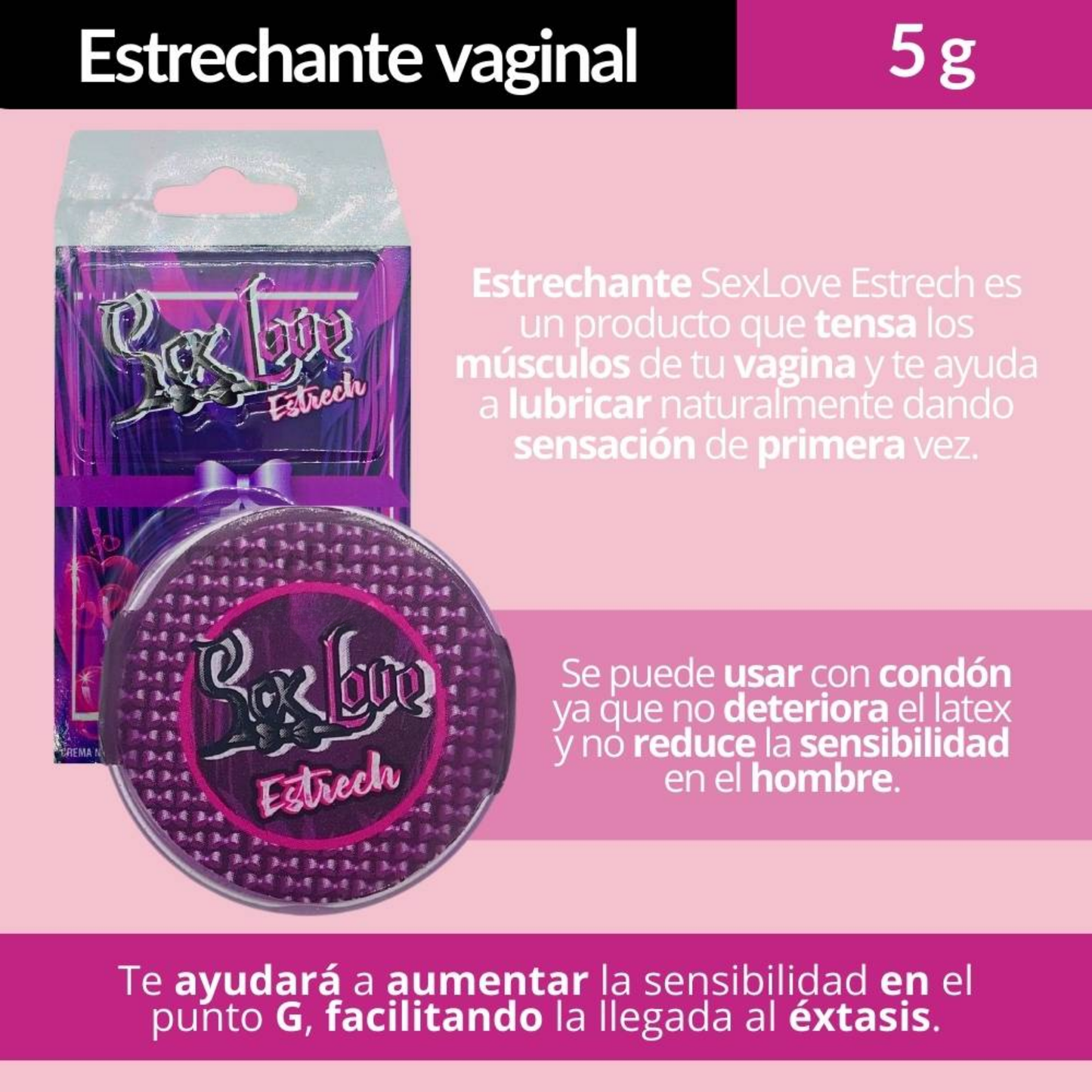 Crema Estrechante Íntima Sex Love
