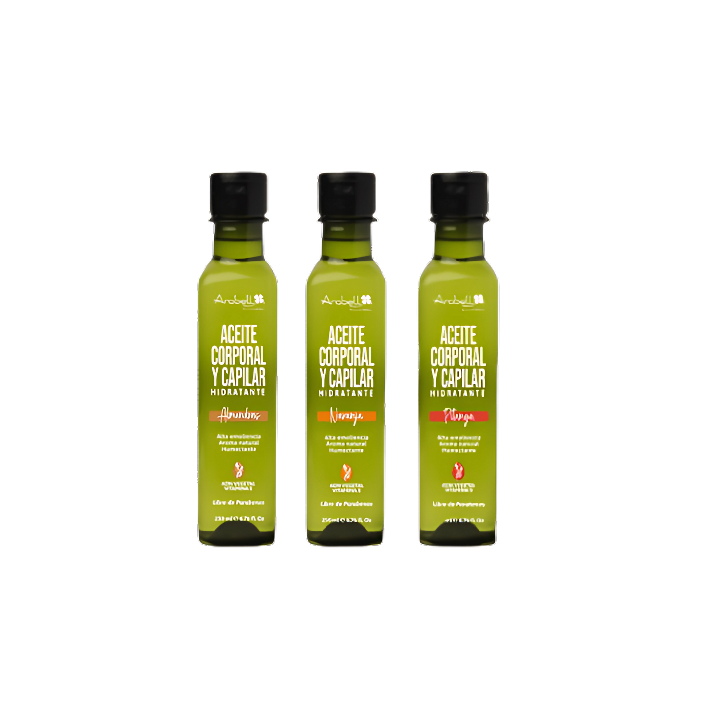 Aceite Corporal Multifuncional Arobell Masajes y Cuidado Capilar 250 ml
