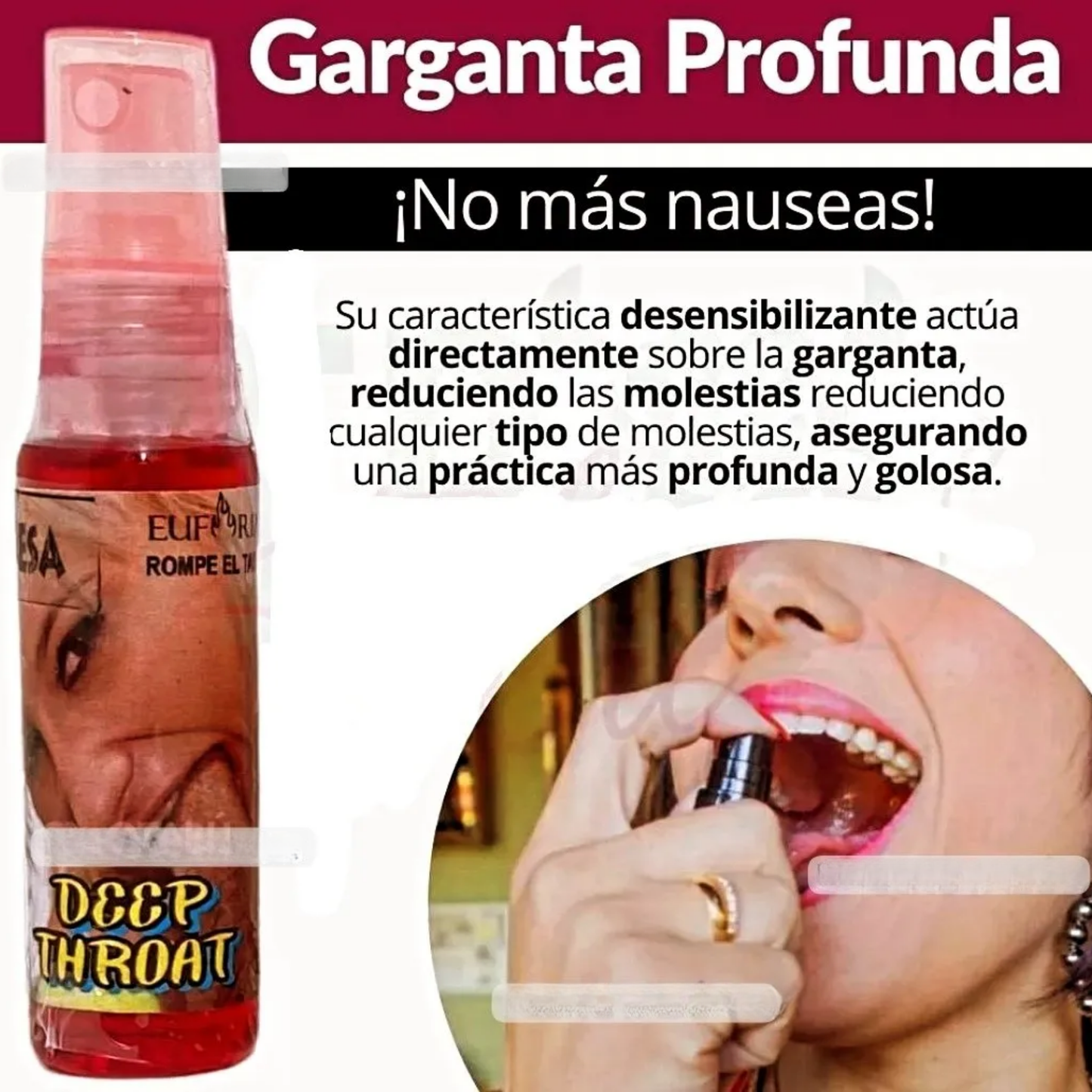 Spray Relajante Garganta Profunda 30 ml