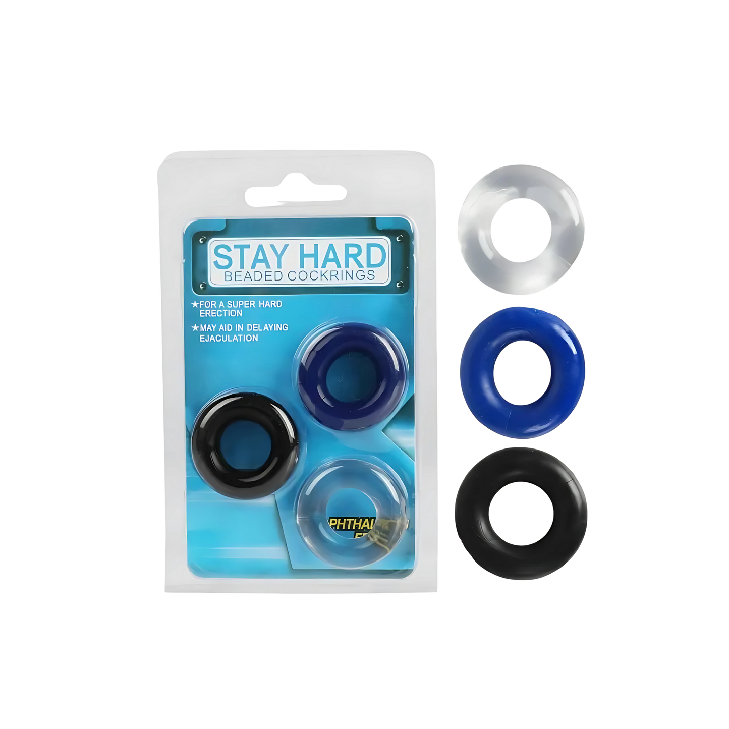 Anillos x3 Stay Hard