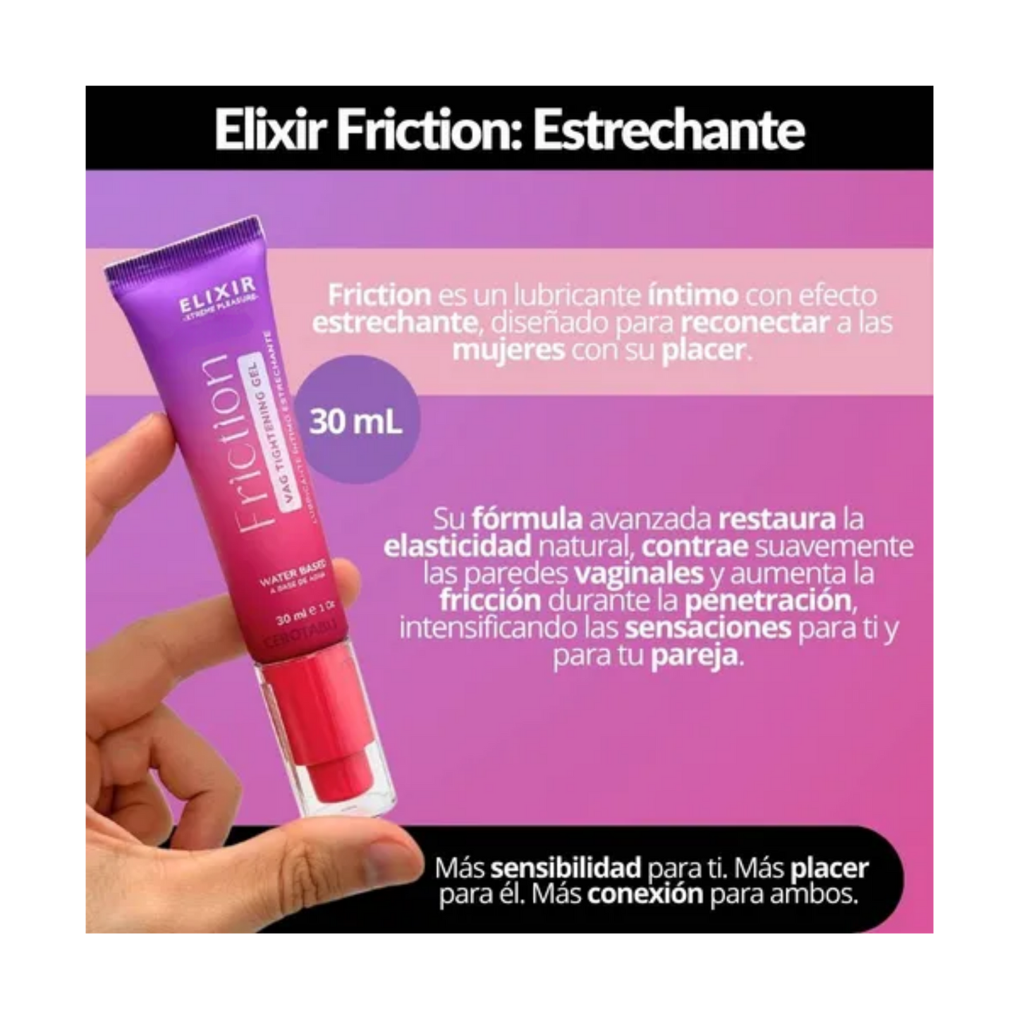 Gel Estrechante Vaginal – Elixir Friction 30 ml