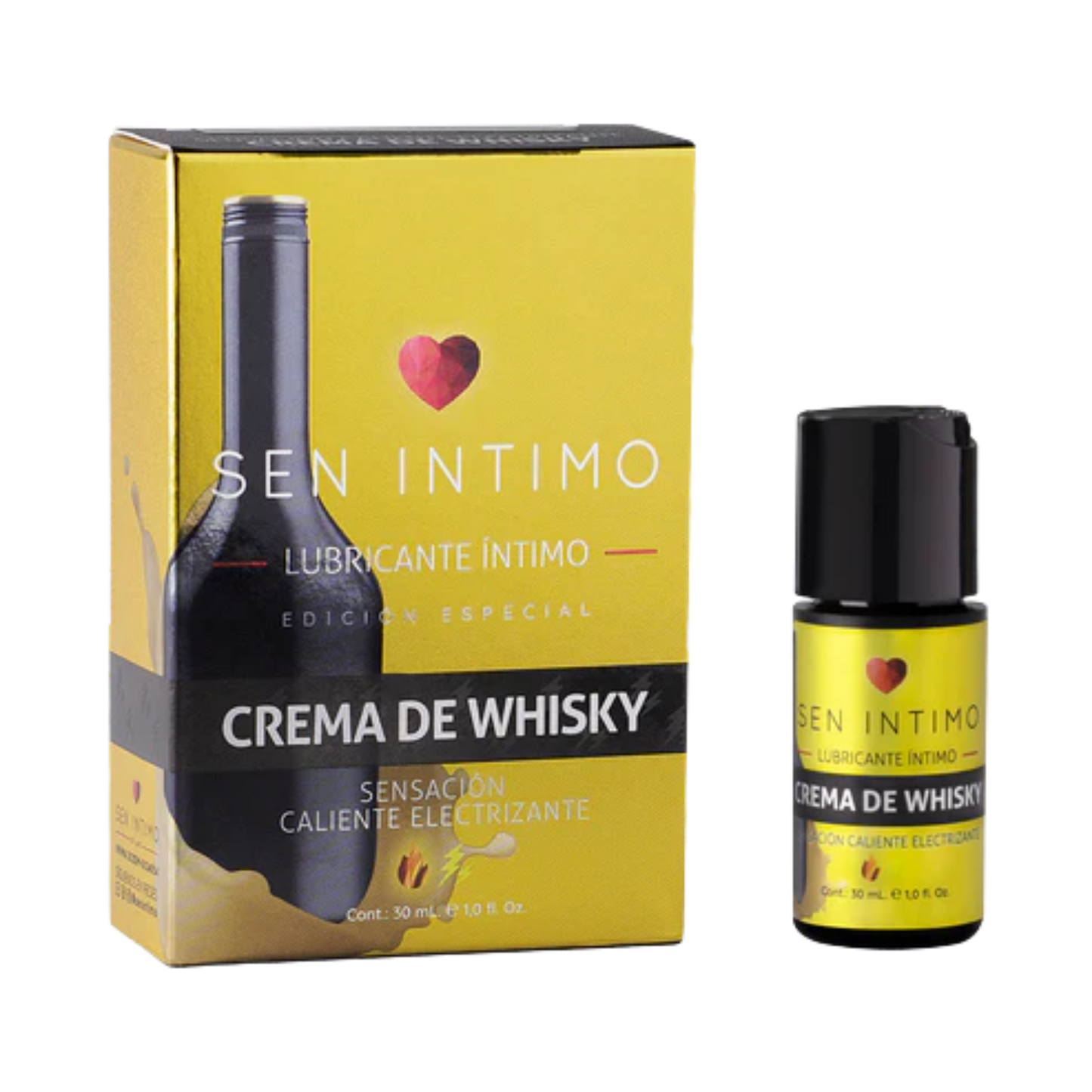 Lubricante Electrizante Crema de Whisky Sen Intimo 30 ml