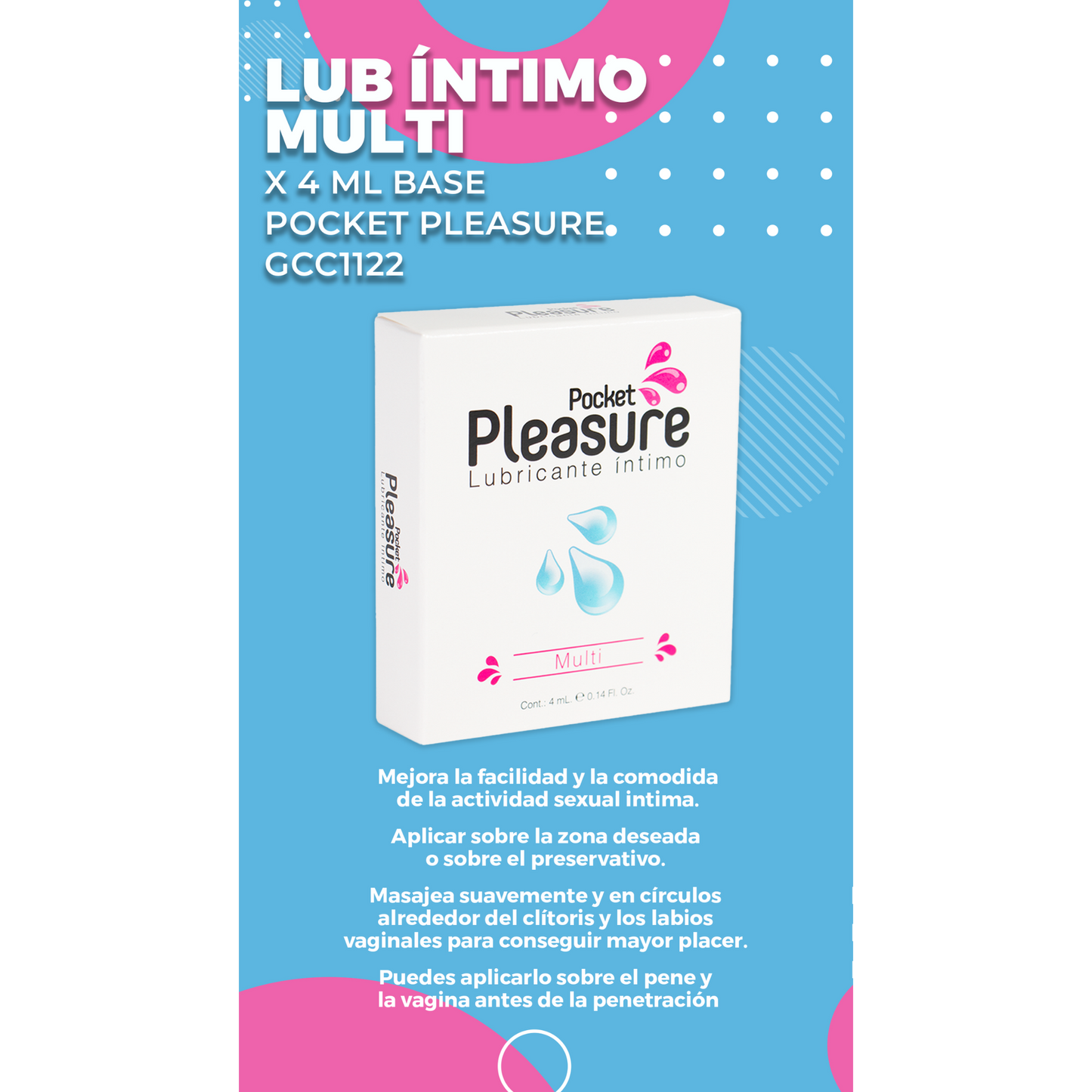 Multiorgasmos Pocket Pleasure 4 ml