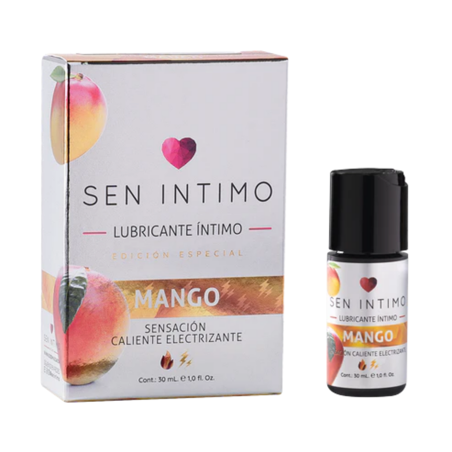 Lubricante Electrizante Mango Sen Intimo 30 ml