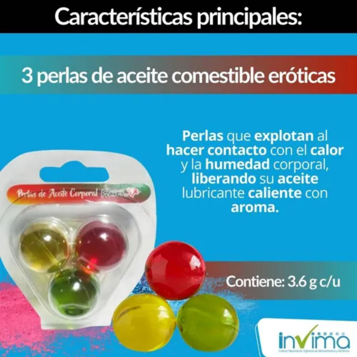 Perlas Lubricantes Flavor