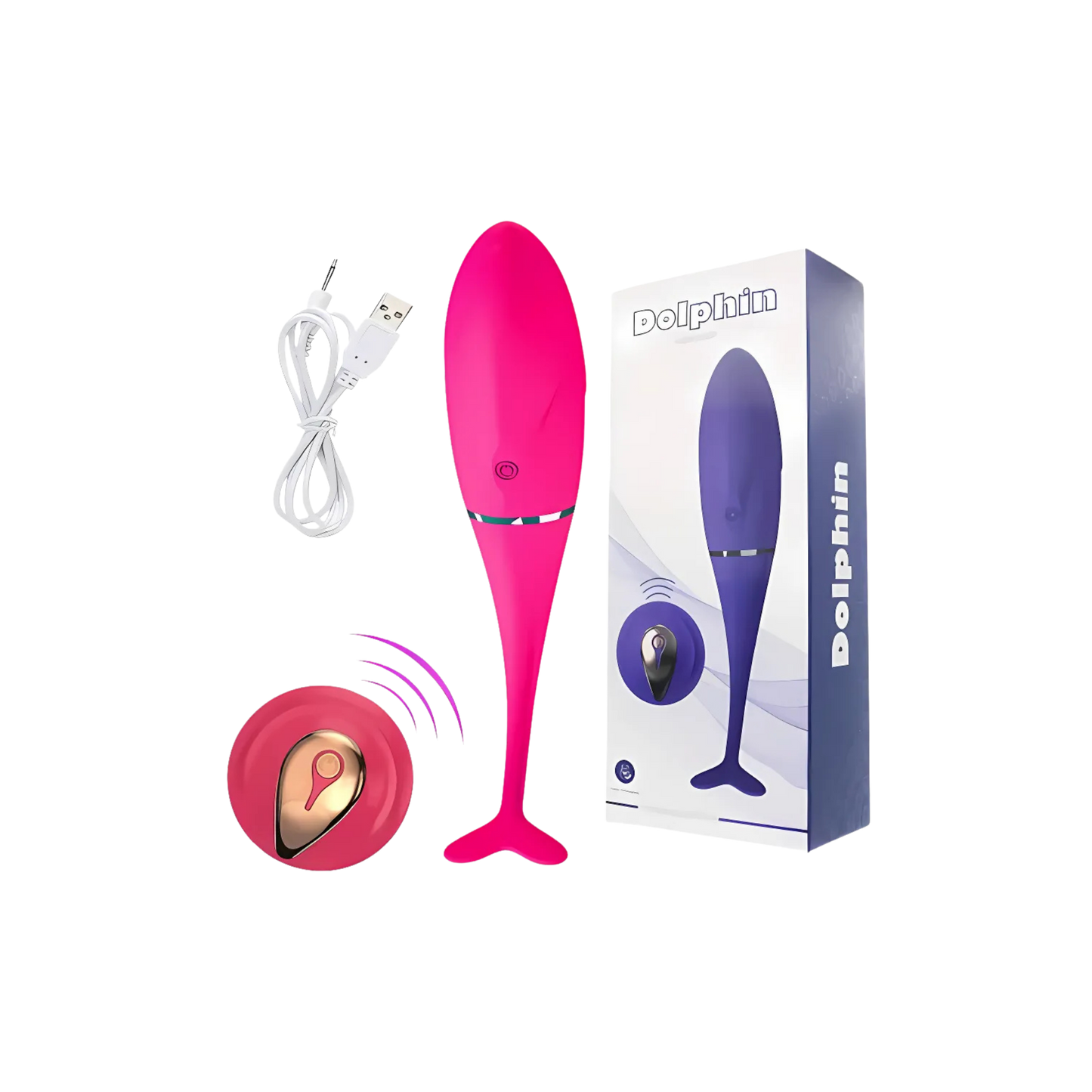 Huevo Vibrador Dolphin Recargable