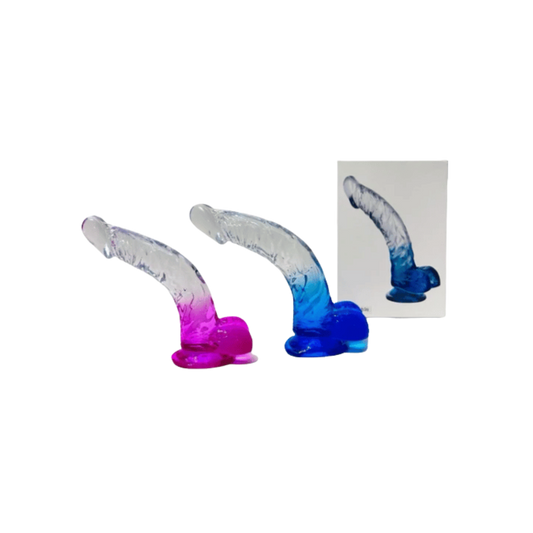 Dildo Degradé con Testículos