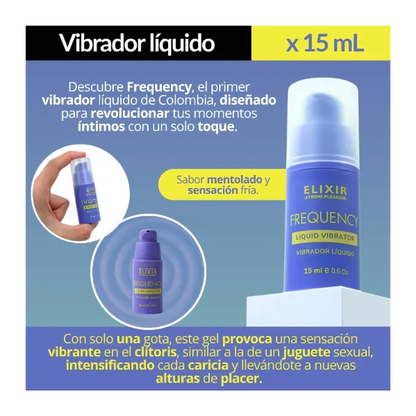 Vibrador Líquido Intense – Elixir Frequency 15 ml