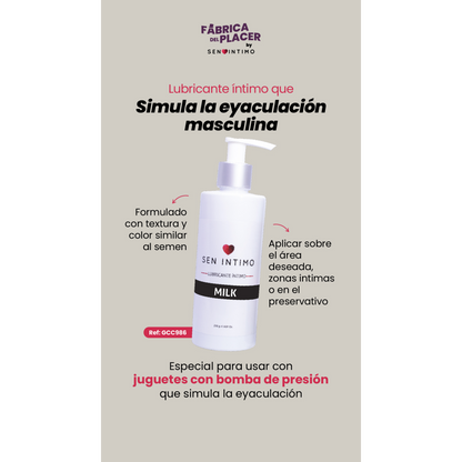 Lubricante Semen Artificial Milk Sen Íntimo  250 ml