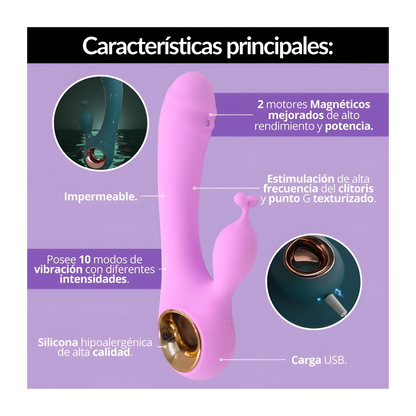 Vibrador Doble Tifany Camtoyz