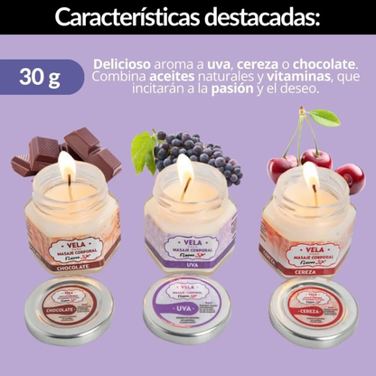 Vela de Masaje Flavor  35 ml