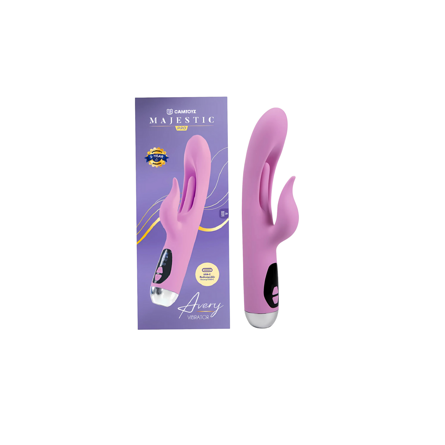 Vibrador Avery Camtoyz  con Carga USB-C