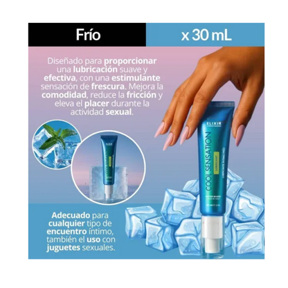 Lubricante Íntimo Sensación Frío – Elixir Cool Sensation 30 ml