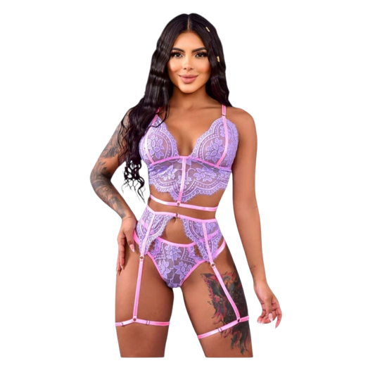 Conjunto Flor de Lavanda