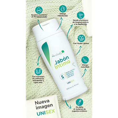 Jabón Íntimo Unisex Arobell 200 ml