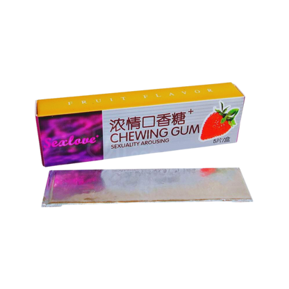 Chicle Estimulante Femenio Fresa
