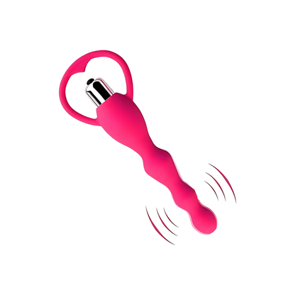 Vibrating Silicone Anal Beads