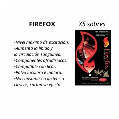 Estimulante Femenino Fire Fox 5g