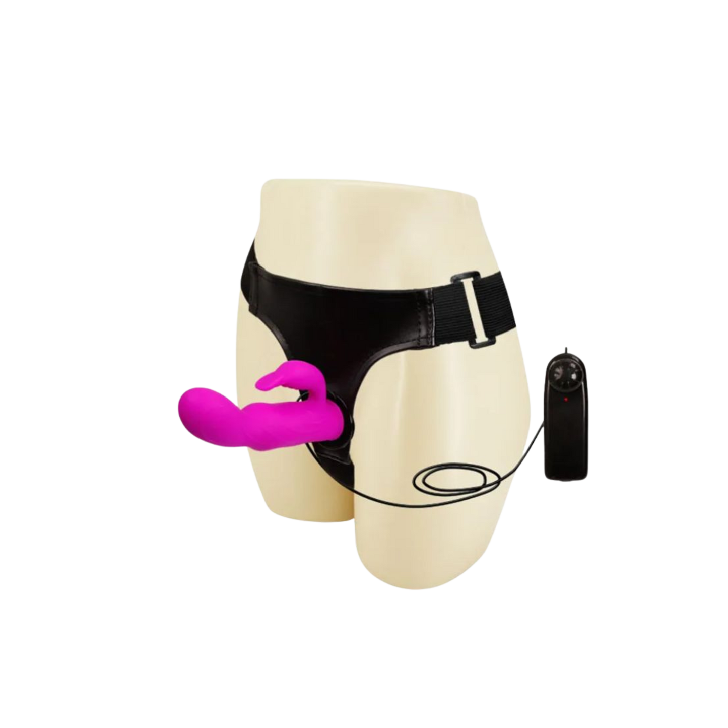 Arnés Femenino con Dildo Rabbit y Vibración Ultra Clitorial