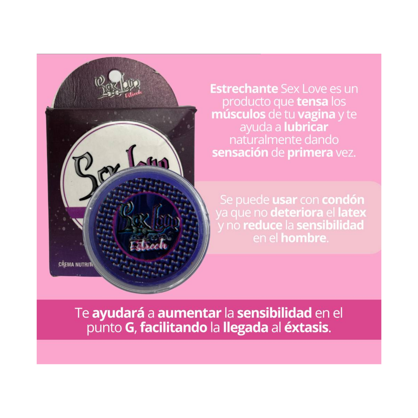 Crema Estrechante Íntima Sex Love 15g