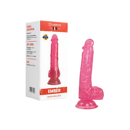 Dildo Realista Ember Rosado Camtoyz