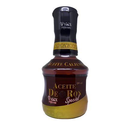 Aceite Caliente Comestible Sabor Licor 80 ml