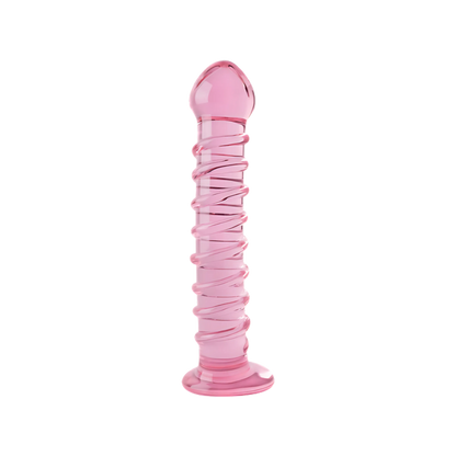 Dildo de Vidrio Palo de Rosa