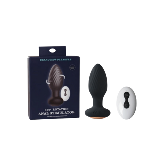 Vibrador Anal con Rotación