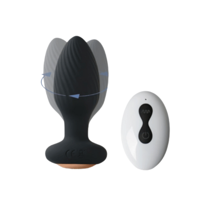 Vibrador Anal con Rotación